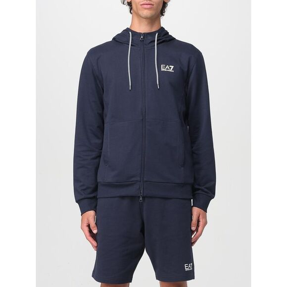 Ea7 Sweatshirt Men Blue